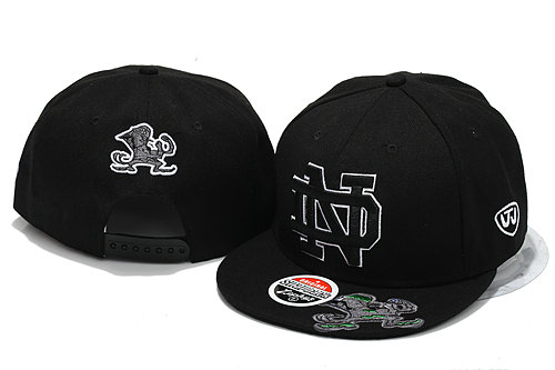 NCAA Black Snapback Hat YS 8